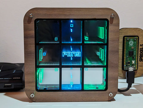 Animated LED Retro Frame - 8 Bit Kinda Pong