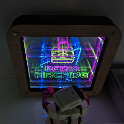 Animated LED Retro Frame - Retro Arcade Sign