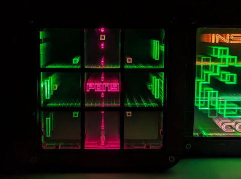 Animated LED Retro Frame - 8 Bit Kinda Pong
