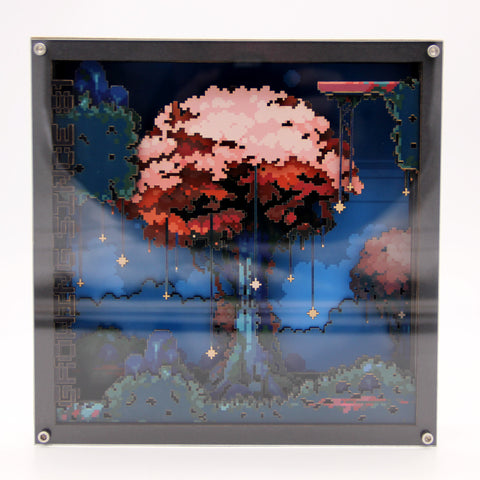 3D Pixel Art - Mystic Worlds - Customisable Shadow Box Artwork