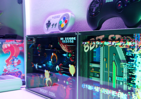3D Pixel Art - Arcade Shoot Em Up - Customisable Shadow Box