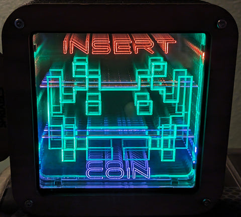 Animated LED Retro Frame - Invaders