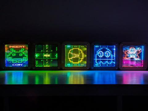 Animated LED Retro Frame - 8 Bit Kinda Pong