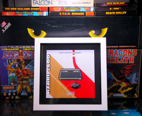 Atari 2600 1978 Custom Pixel Art Framed Print