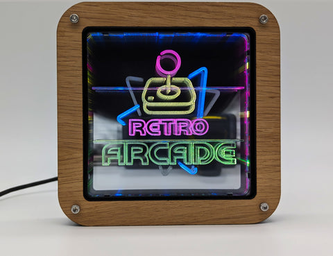 Animated LED Retro Frame - Retro Arcade Sign