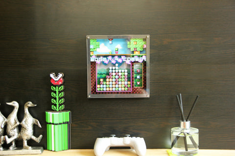 3D Pixel Art - Puzzle Combo - Customisable Shadow Box