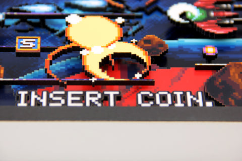 3D Pixel Art - Arcade Shoot Em Up - Customisable Shadow Box